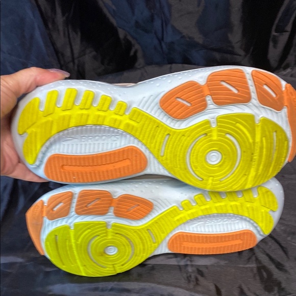 Stylish Brooks Glycerin 21 GTS‎ Beige and Blue Sneakers comfy soft work running - Picture 12 of 14